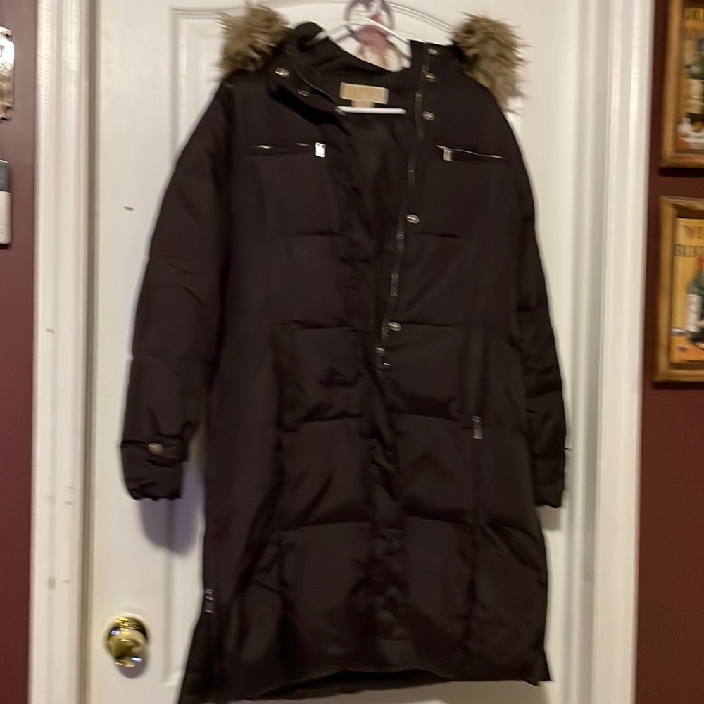 MK mid length winter coat
